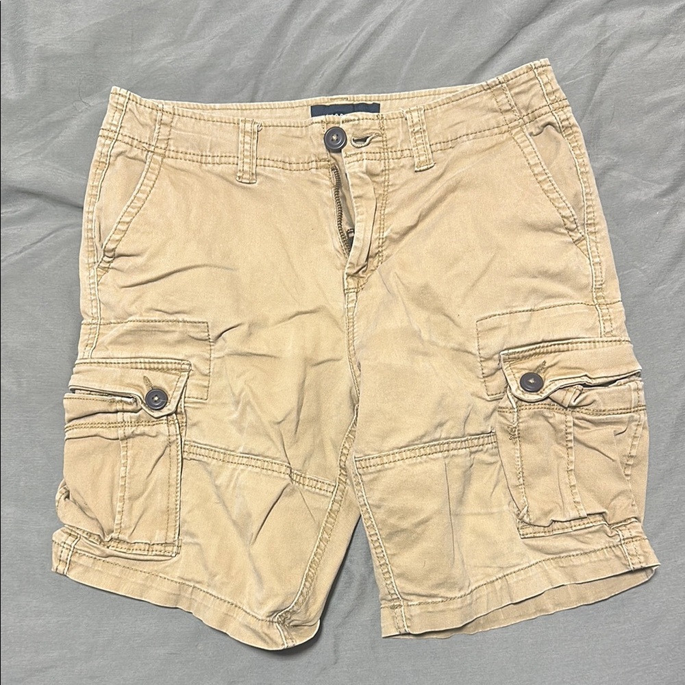 Men's Tan Cargo Shorts